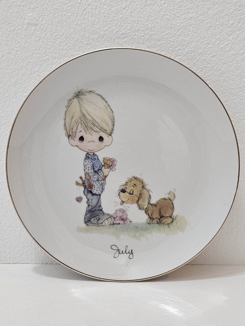 Precious Moments Months of the Year Plates - July
